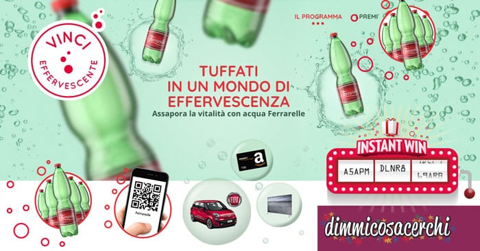 concorso ferrarelle vinci effervescente