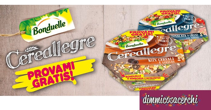 Provami gratis Bonduelle Cereallegre