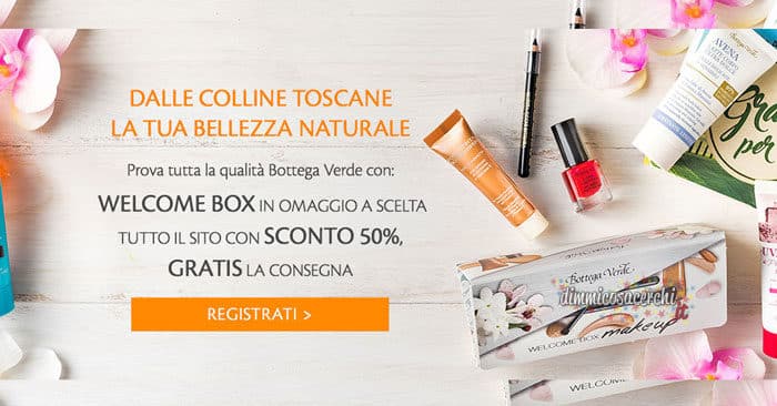 Bottega Verde: nuova welcome box EDIZIONE LIMITATA