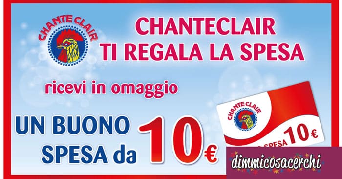 Chanteclair ti regala la spesa