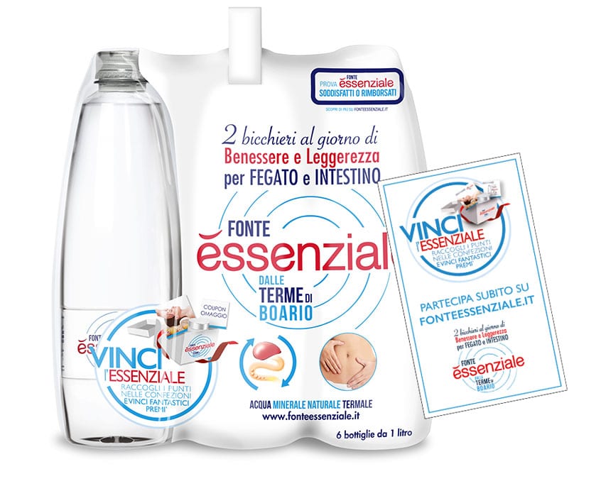 confezioni acqua fonte essenziale