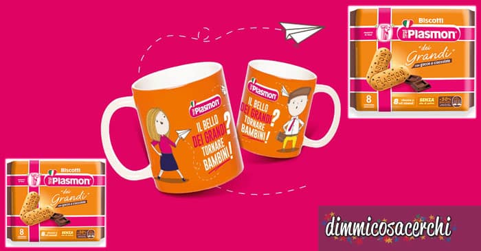 Plasmon ti regala la tazza in 3 fantasie