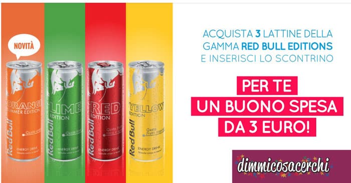 Red Bull ti regala un buono spesa