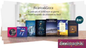 Ricarica Vodafone e vinci 300 buoni acquisto IBS