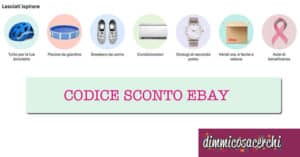 codice sconto ebay