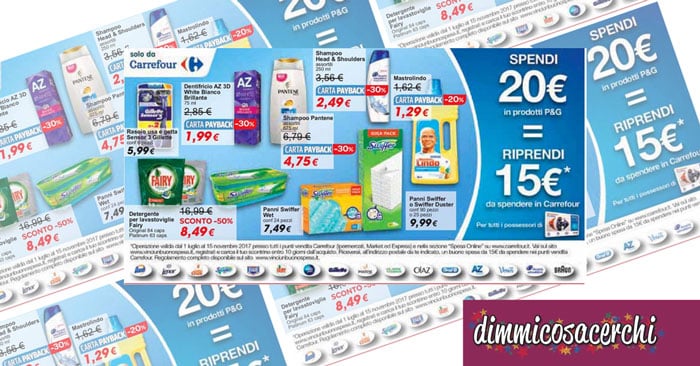 Spendi e Riprendi da Carrefour con i prodotti P&G