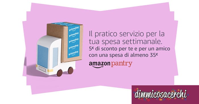 Amazon Pantry: codici sconto e spedizione gratuita