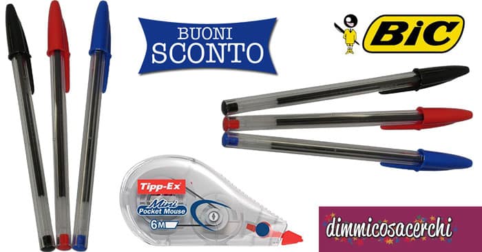 Buoni sconto Bic su Buonpertutti