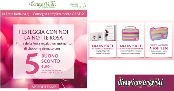 Buono sconto Bottega Verde