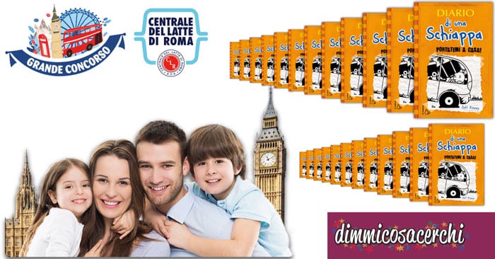 Centrale del latte di Roma: vinci Londra e 100 libri