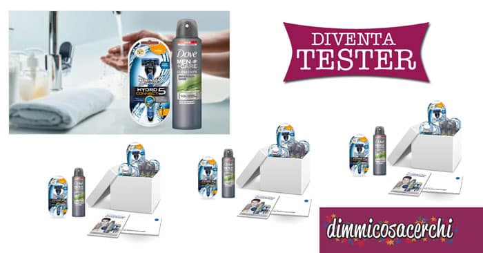 Diventa tester deodorante Dove Men+Care Elements Minerals+Sage e il rasoio Wilkinson