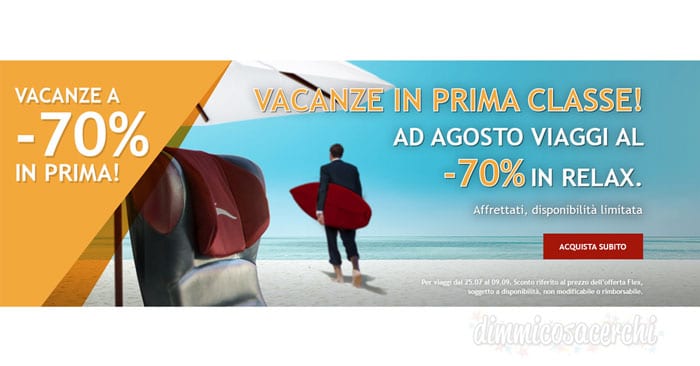 Italo Treno: sconto del 70% sui biglietti