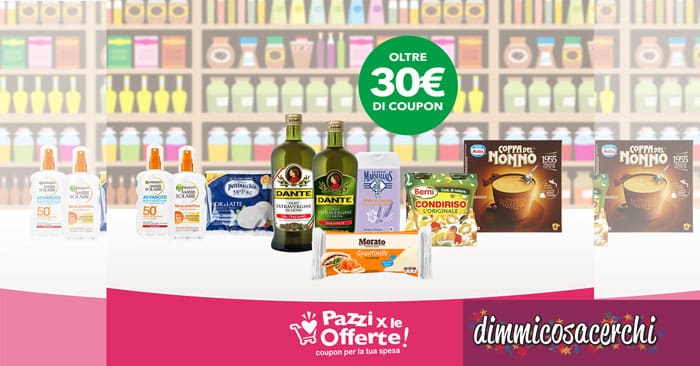 Klikkapromo: coupon olio Dante, Pettinicchio, Berni, Morato e altri!