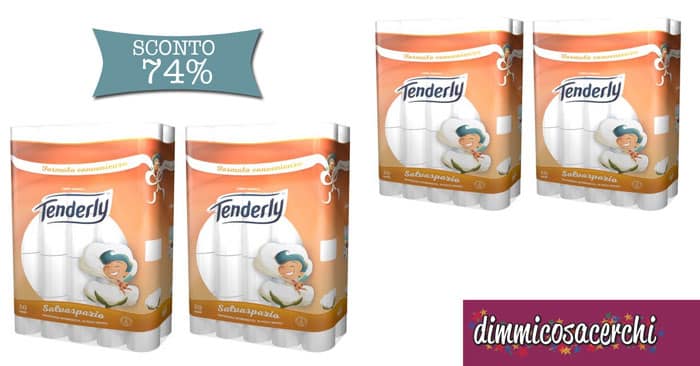 Offerta carta igienica Tenderly Triple Soft