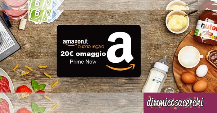 Prime Day: Amazon ti regala 20€ di sconto!