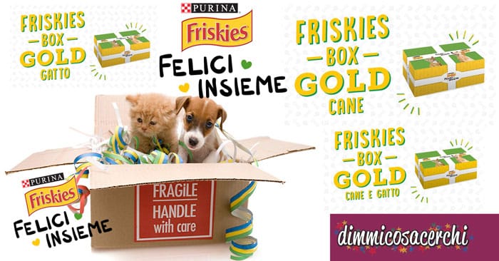 Felici Insieme Friskies: per te buoni sconto e prodotti omaggio