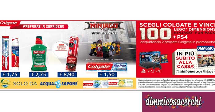 Colgate vinci 100 kit gioco Lego Dimensions