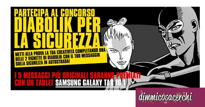 Con Autostrade vinci tablet Samsung