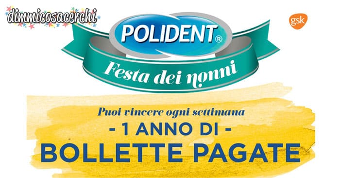 Festa dei nonni Polident: vinci un anno di bollette pagate