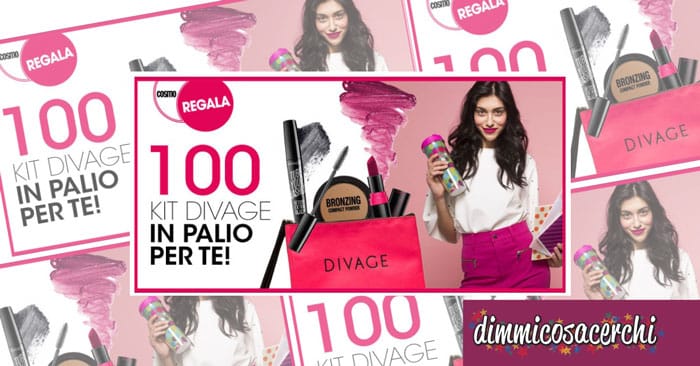 Vinci 100 Kit makeup Divage con il concorso Cosmopolitan