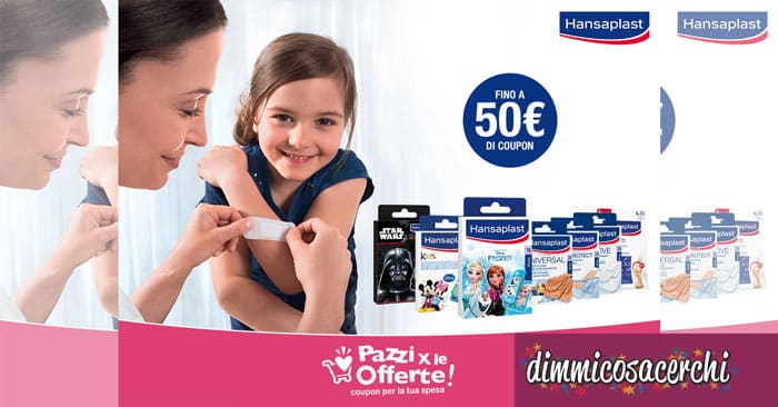 Coupon digitali cerotti Hansaplast