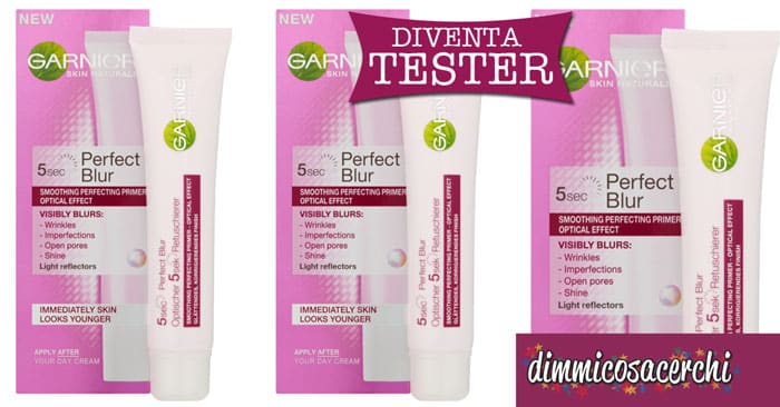 Diventa tester Garnier 5 sec Optical Blur