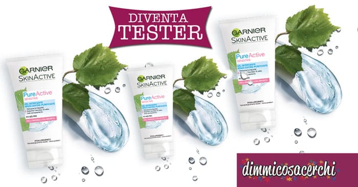 Diventa tester Garnier Pure Active Sensitive