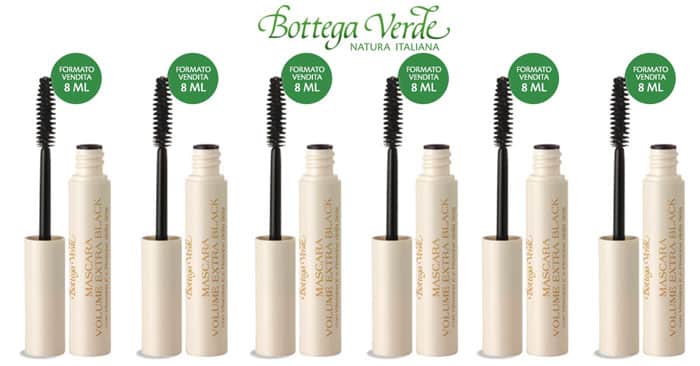 Mascara Bottega Verde omaggio per le clienti