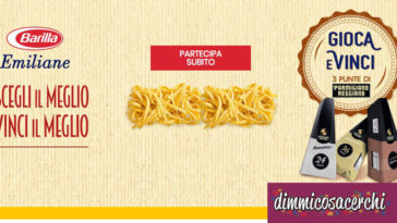 Promo Emiliane: vinci forniture Parmigiano Reggiano