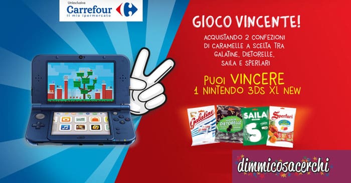 Sperlari gioco vincente: vinci Nintendo 3DS XL