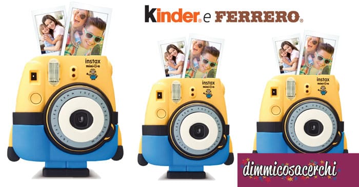 Vinci 100 fotocamere al giorno con Kinder e Ferrero