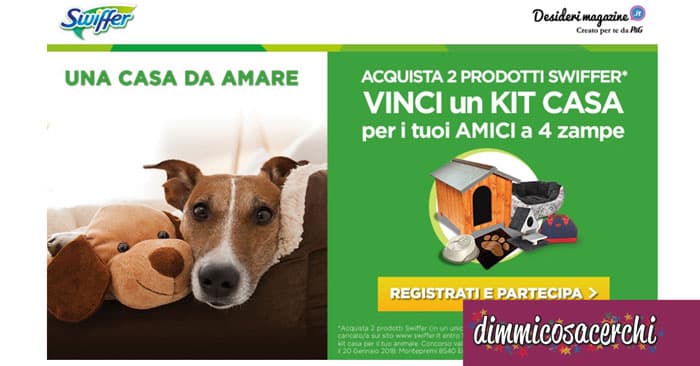 Vinci il kit casa con Swiffer