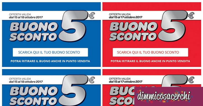 Buoni sconto Carrefour 2017