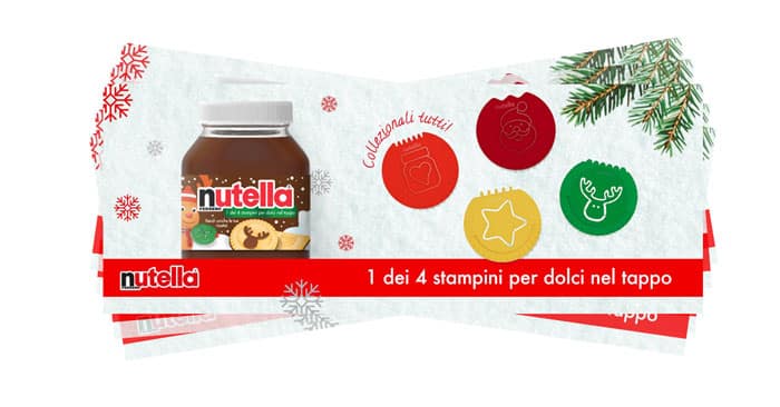 Nutella ti regala gli stampini per biscotti natalizi