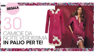 Vinci camicie da notte Verdissima con Cosmopolitan