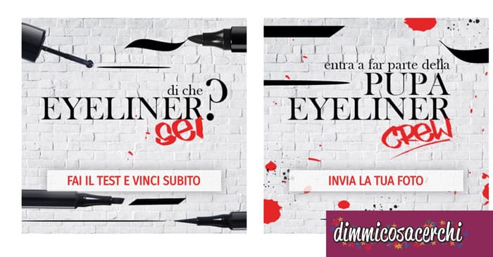 Vinci eyeliner Crew by Pupa con Cosmopolitan