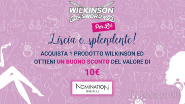 Wilkinson per lei ti regala 1 buono sconto Nomination