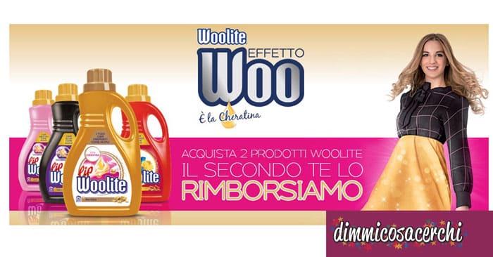 Woolite ti rimborsa il 2° prodotto acquistato