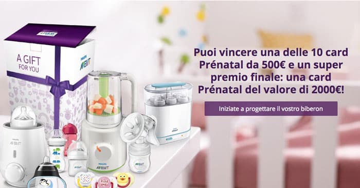 Concorso Philips "Il biberon dei tuoi sogni"