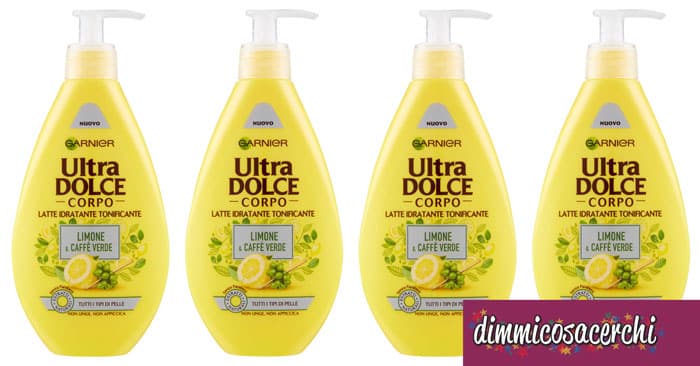 Diventa tester Ultra Dolce Garnier Latte Idratante Limone e Caffè Verde