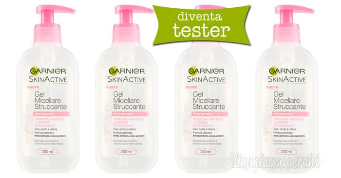 Diventa tester gel micellare struccante Garnier