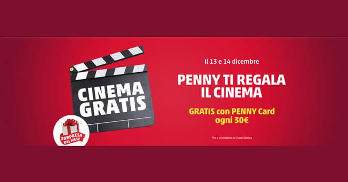 Penny Market ti regala un buono cinema