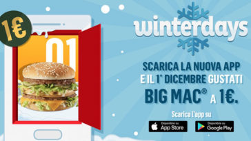Winterdays Mc Donalds: Big Mac a 1€