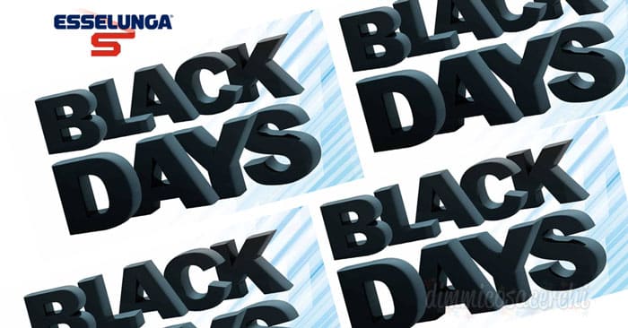 Supermercati Esselunga: arrivano i Black Days!