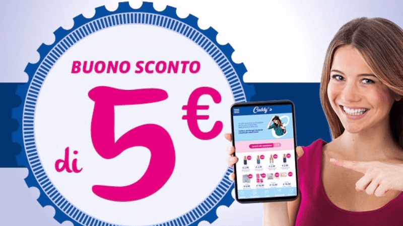 Buono sconto Caddy's da 5 euro