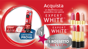 Ricevi a casa tua un rossetto Revlon con Colgate!