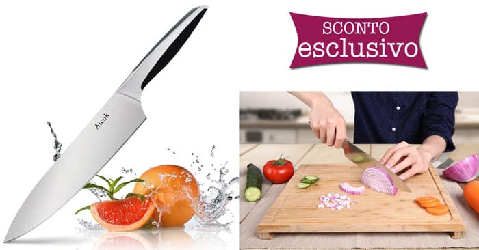 Coltello da Chef in Inox: sconto esclusivo Amazon!