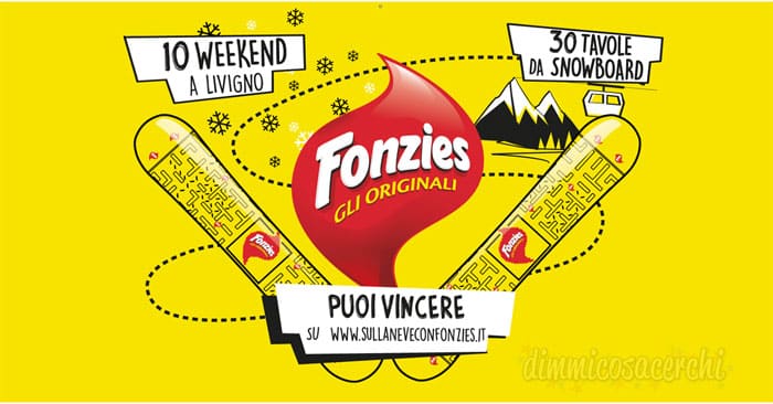 Concorso "Sulla neve con Fonzies": vinci tavole da Snowboard