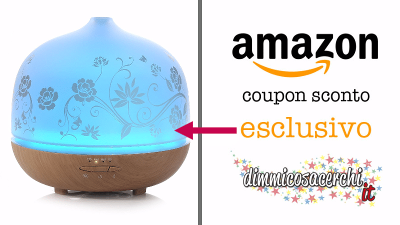 Diffusore di aromi scontato: coupon ESCLUSIVO Amazon!