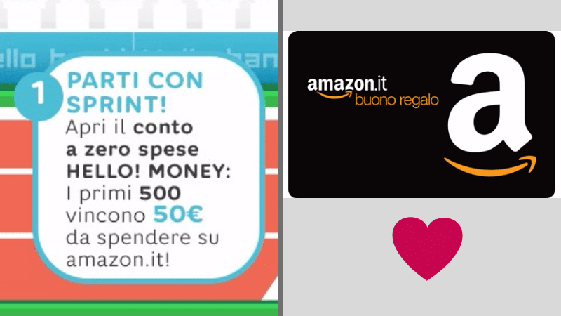 Hello Bank: 50€ Amazon gratis per i primi 500